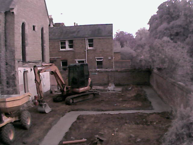 Foundations have been poured