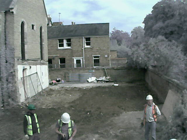 Kitchen gone and site cleared